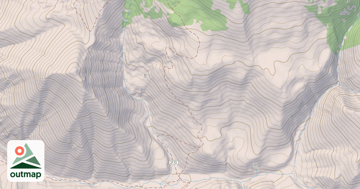 Map of HOLMAN RIDGE-CABIN FLAT