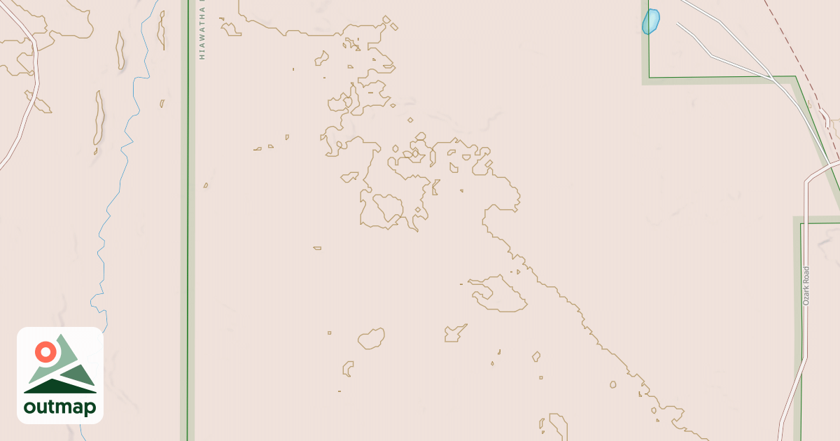Map of CLARK SPUR A