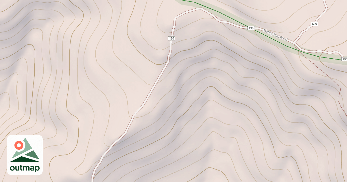 Map of Honey Run