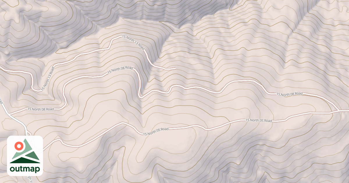 Map of HIGH VALLEY RIDGE