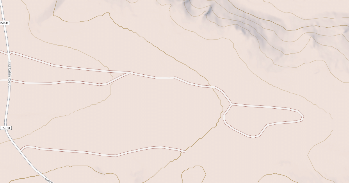 Map preview of POLE CREEK SPUR