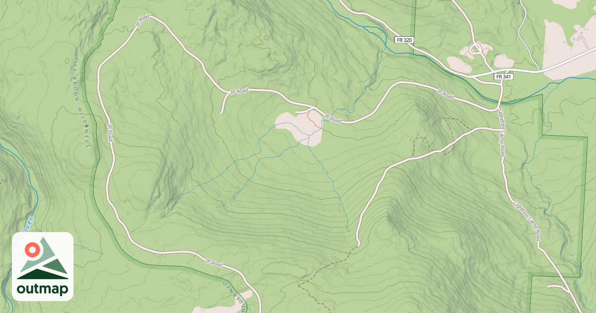 Map of Corridor 7 - Ip Road Area