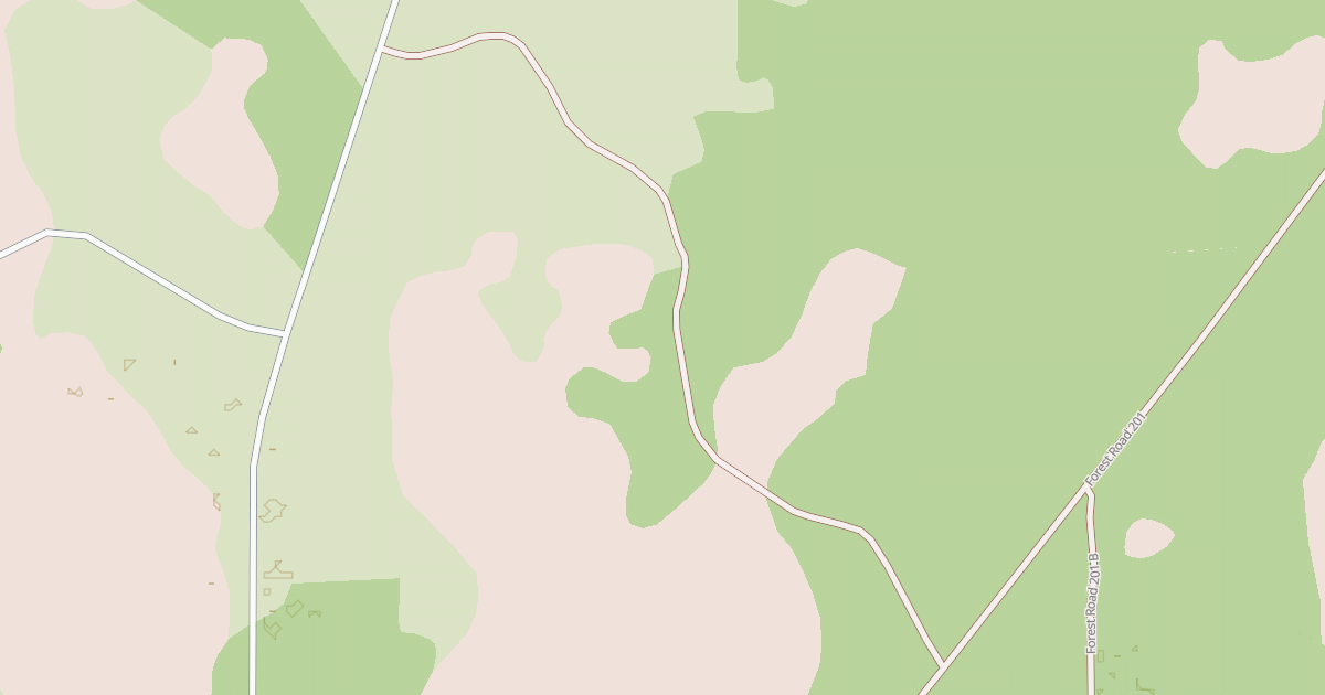 Map preview of USFS National Forest System Roads {923CAA79-3808-4B54-BD60-4F9F0A4FC107}