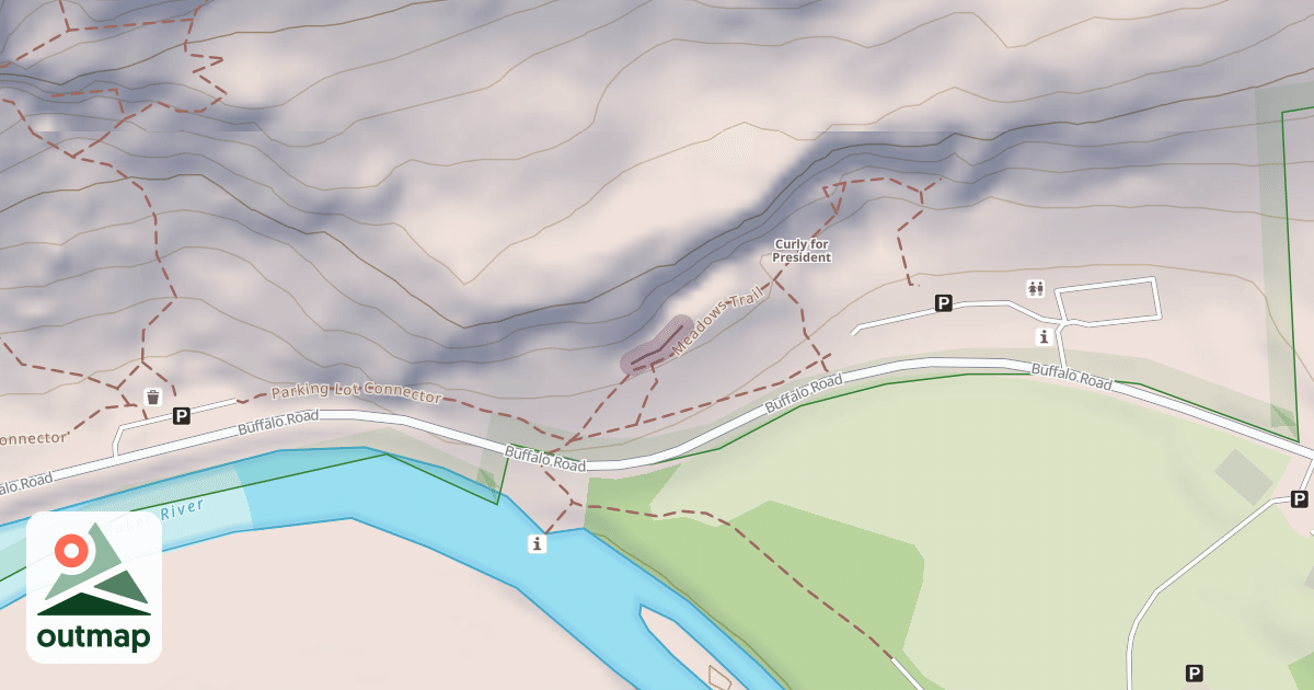 Map of Meadows Left