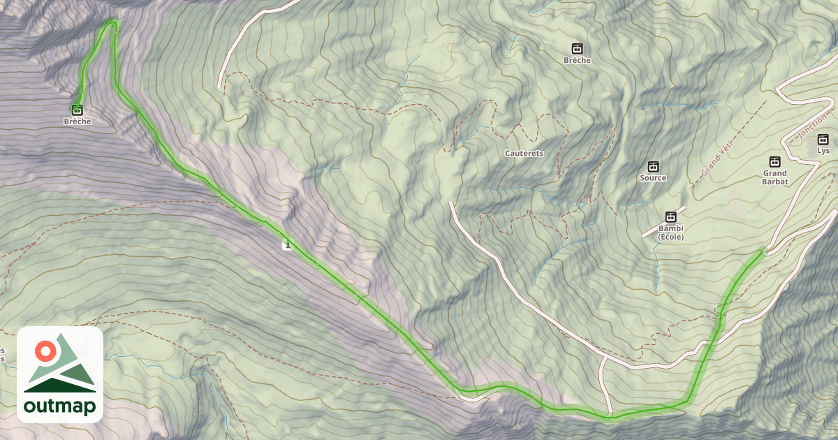 Map of Crêtes