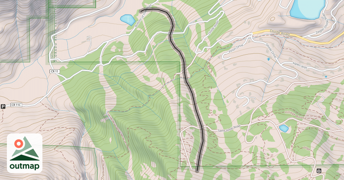 Map of Campground (Lower)
