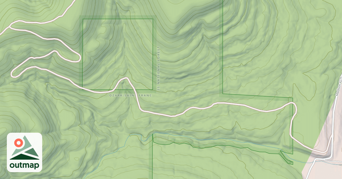 Map of PARSLEY HOLLOW