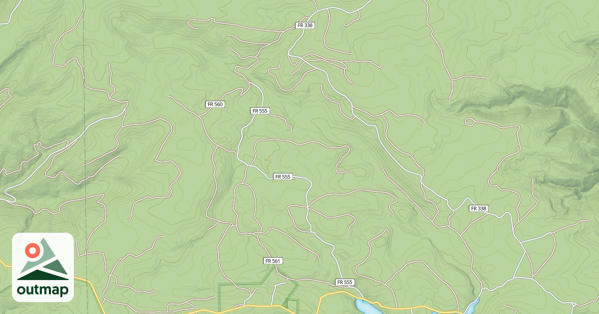 Map of ELK CREEK