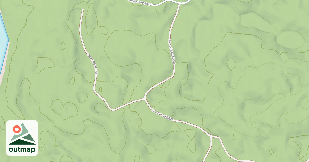Map of FR 670B