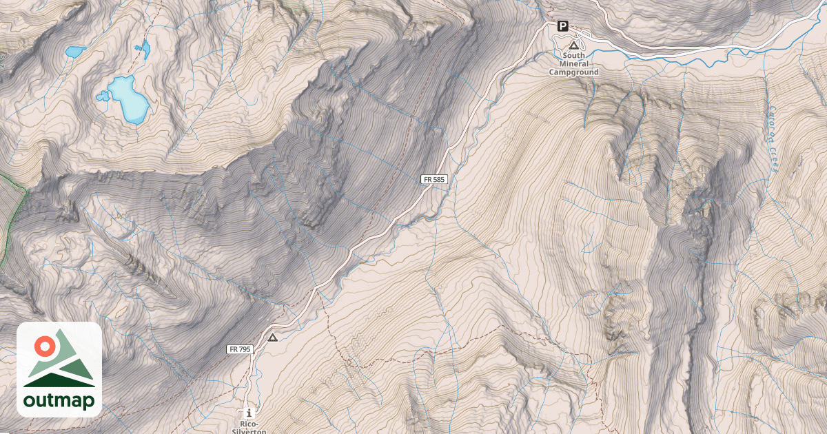 Map of SOUTH MINERAL