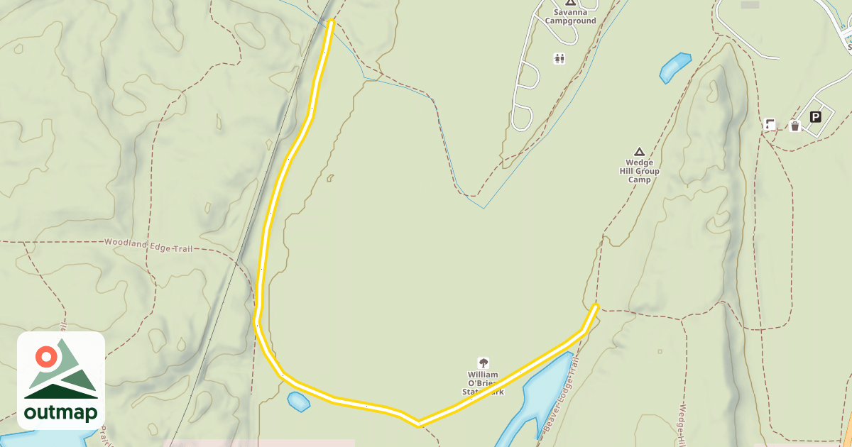 Map of Wetland Trail