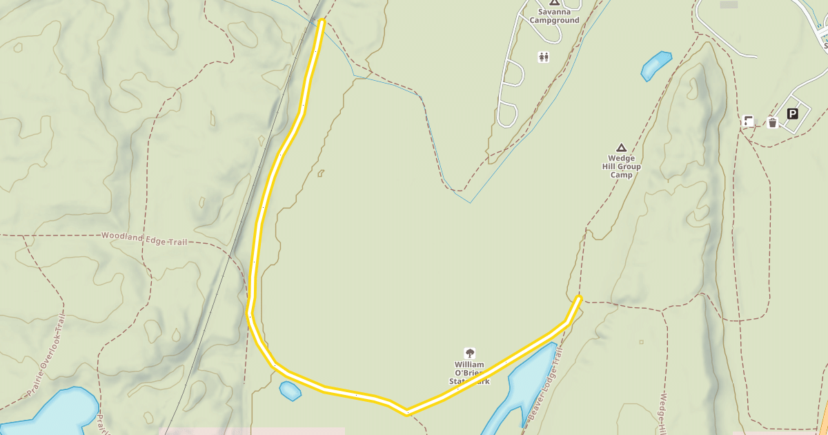 Map preview of Wetland Trail