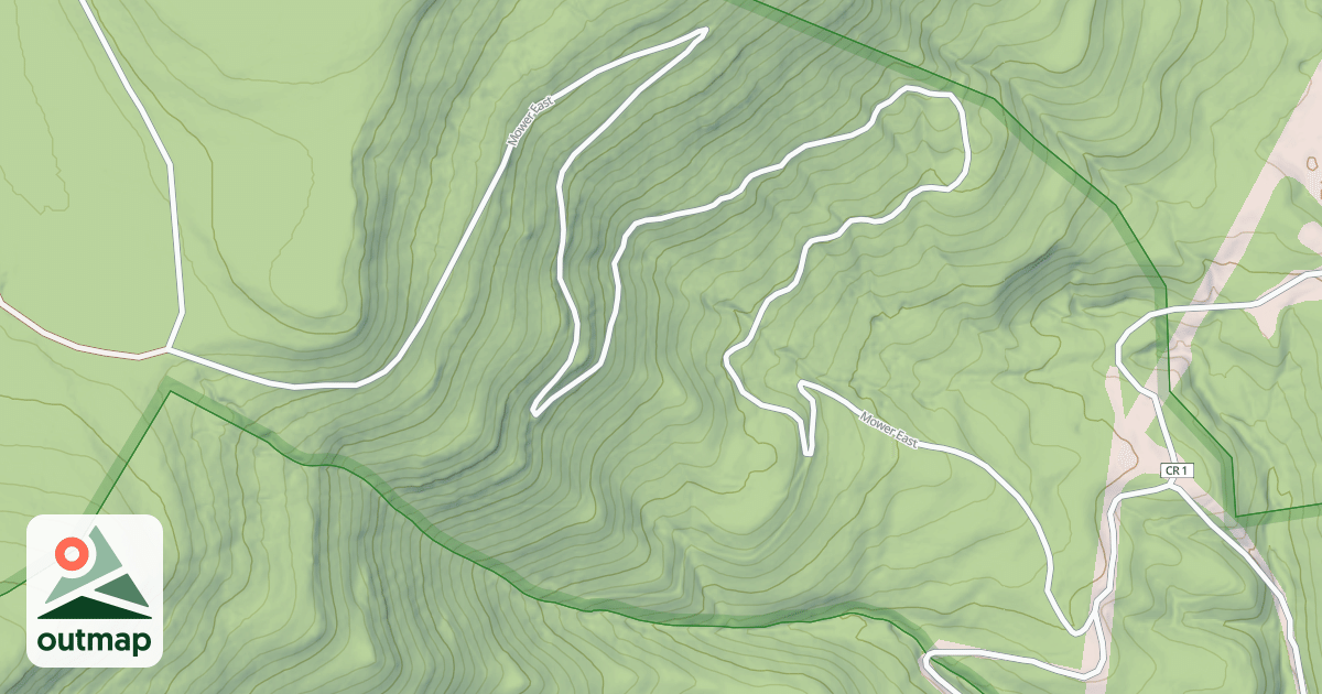 Map of MOWER EAST