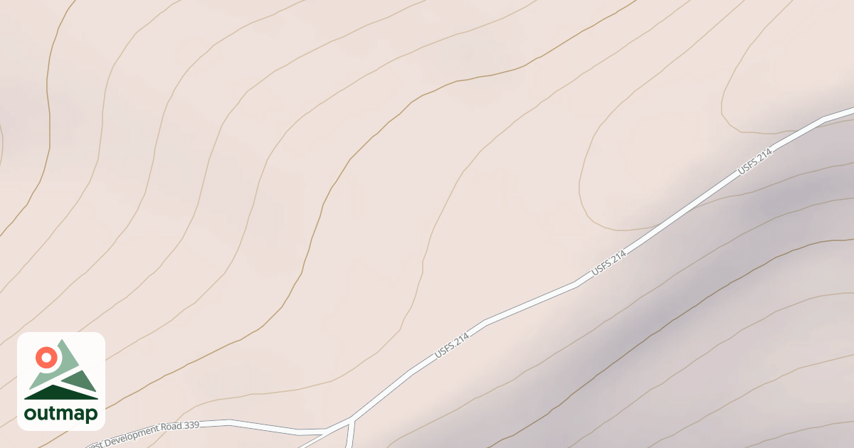 Map of ASPEN SADDLE
