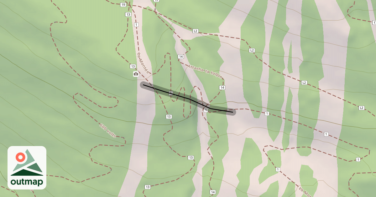 Map of L'intrépide