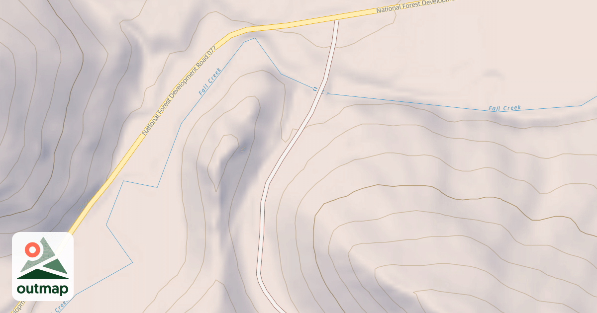 Map of RASH CANYON