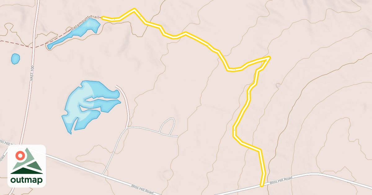Map of Catamount Trail