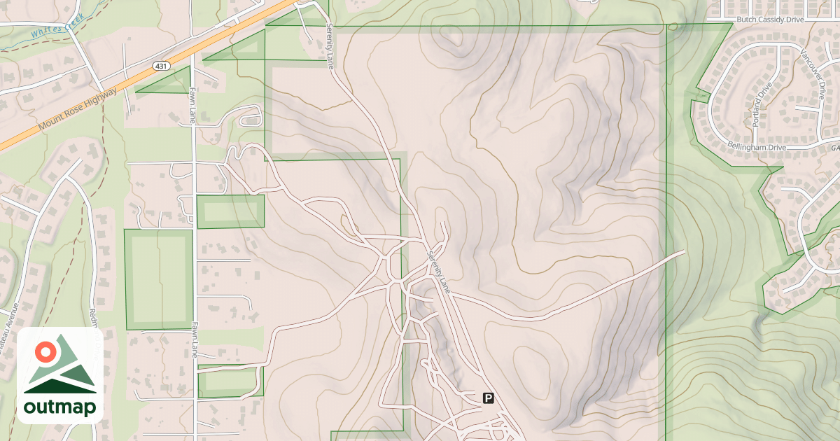 Map of SERENITY LANE