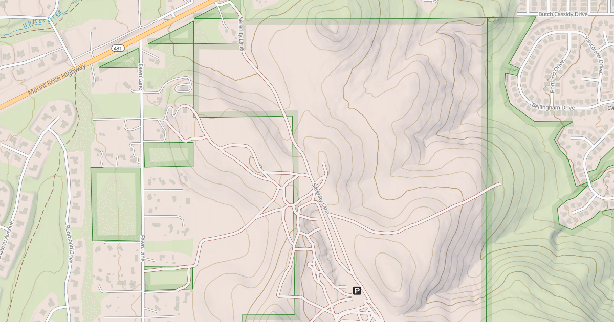 Map preview of SERENITY LANE