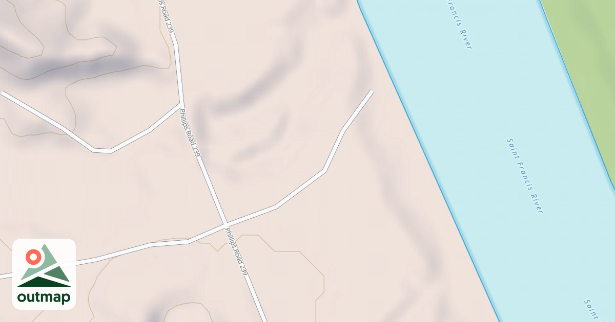 Map of ST FRANCIS BOAT RAMP