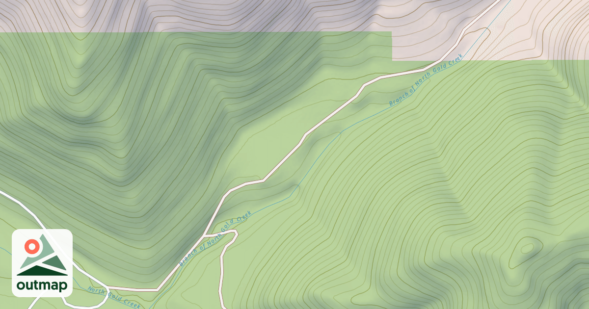 Map of Branch North Gold Creek