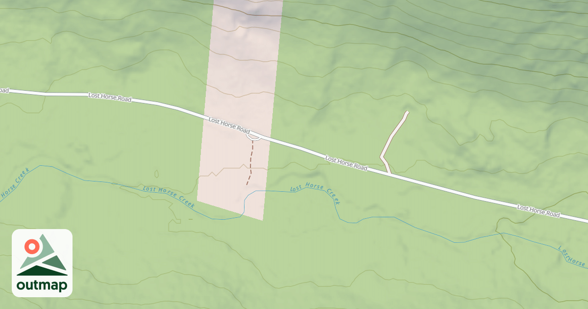 Map of (FDR) LOST HORSE