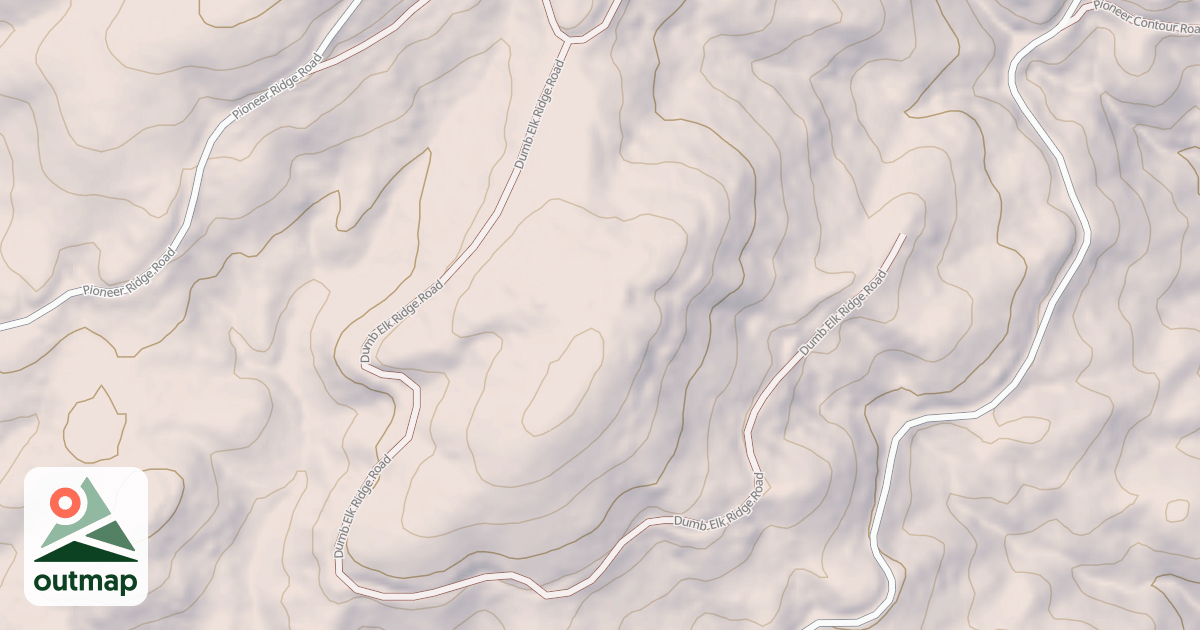 Map of DUMB ELK RIDGE