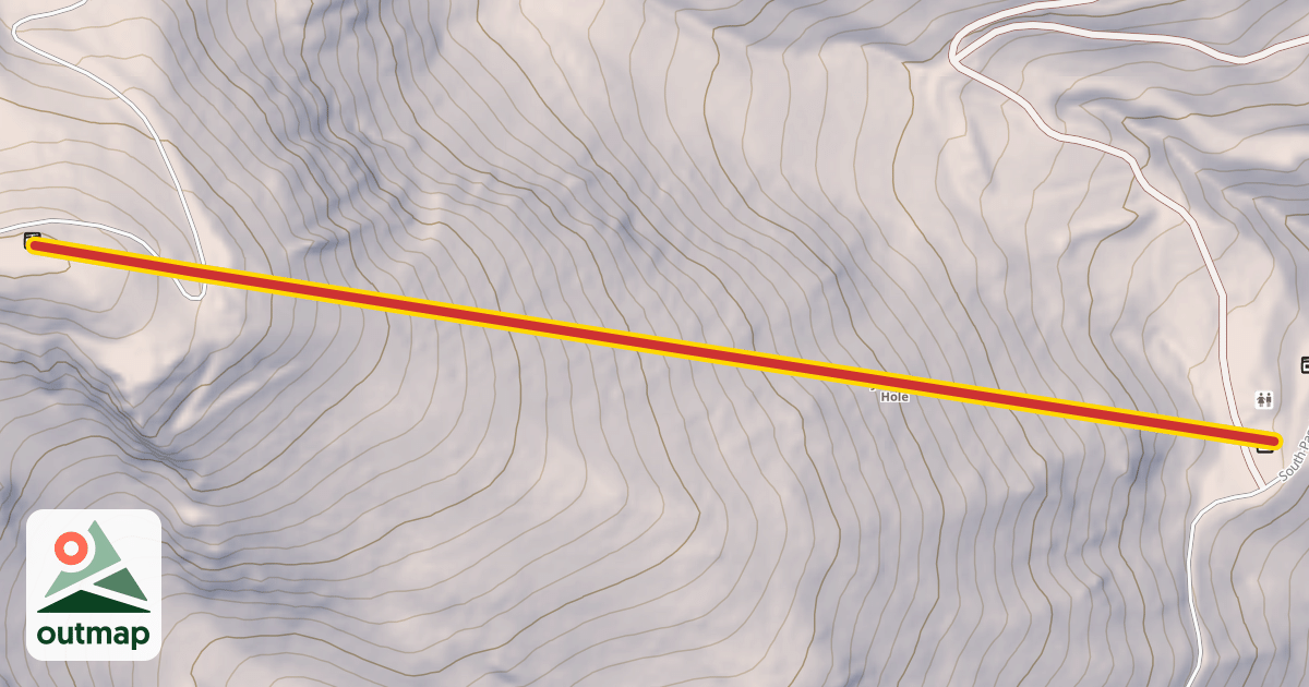 Map of Thunder Quad Chair