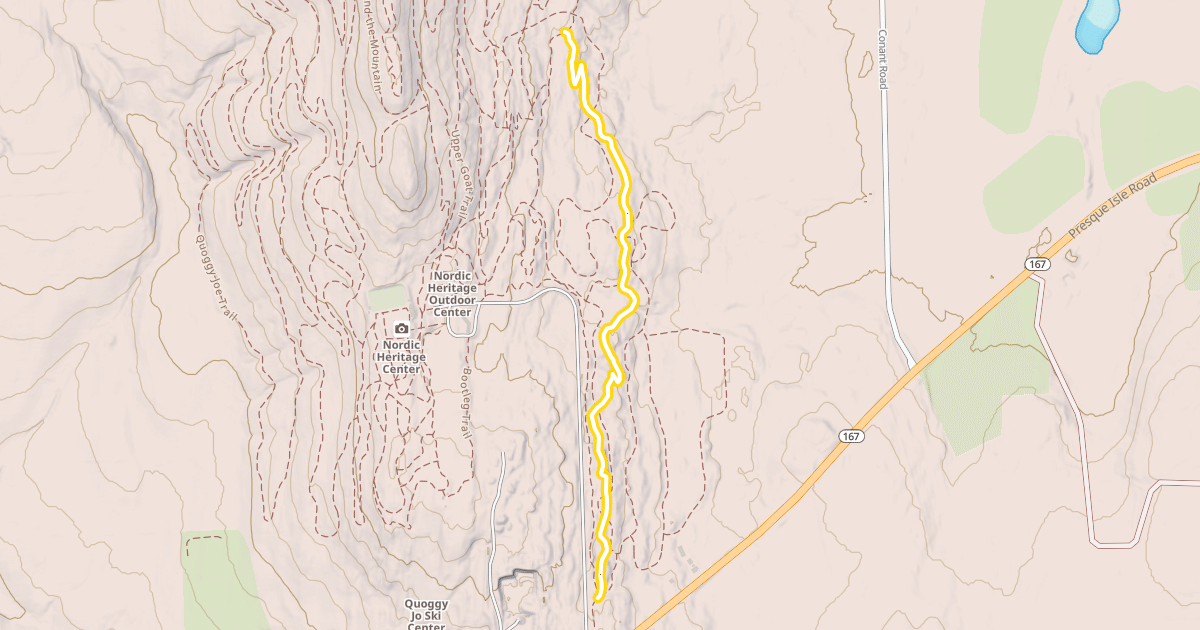 Map preview of Tom's Return Trail