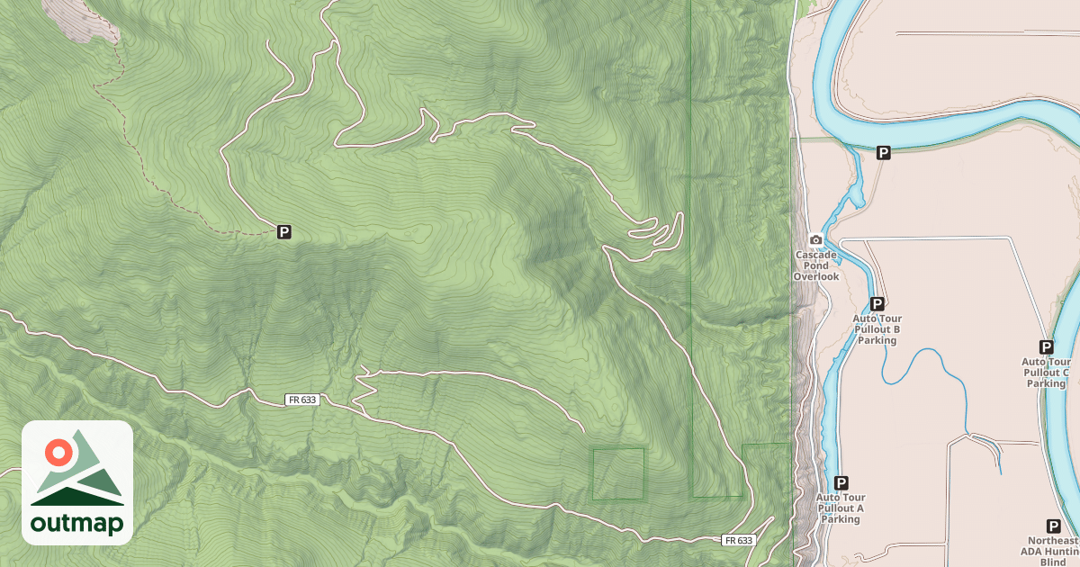 Map of BURTON CREEK