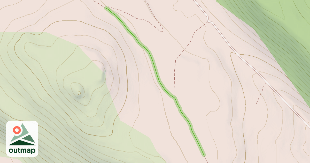 Map of Crazy Horse - Has No Horse