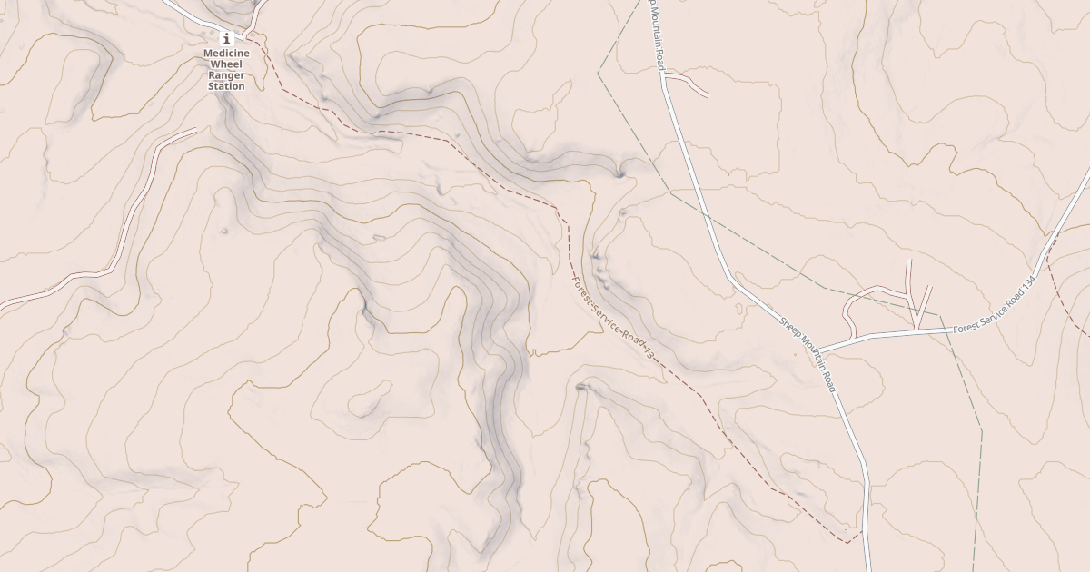 Map preview of MED WHEEL RANGER STA.