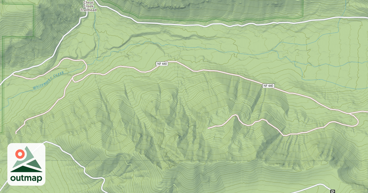 Map of SOUTH WHITEWATER ROAD