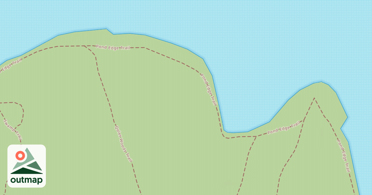 Map of Pond Edge Trail