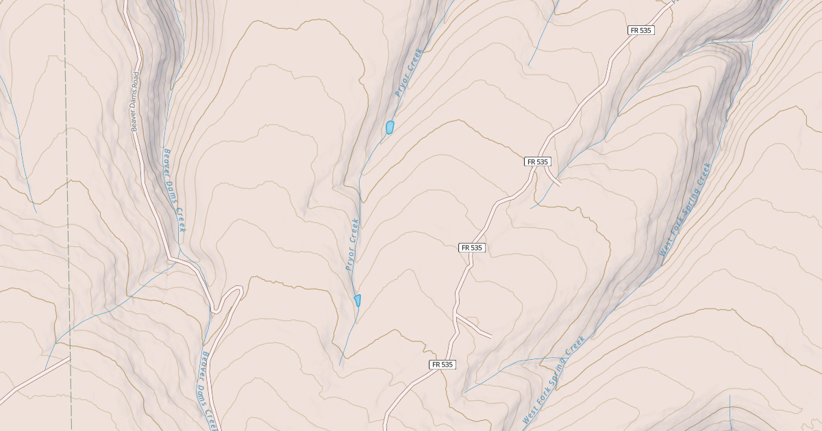 Map preview of USFS Motor Vehicle Use Map Trails 3906