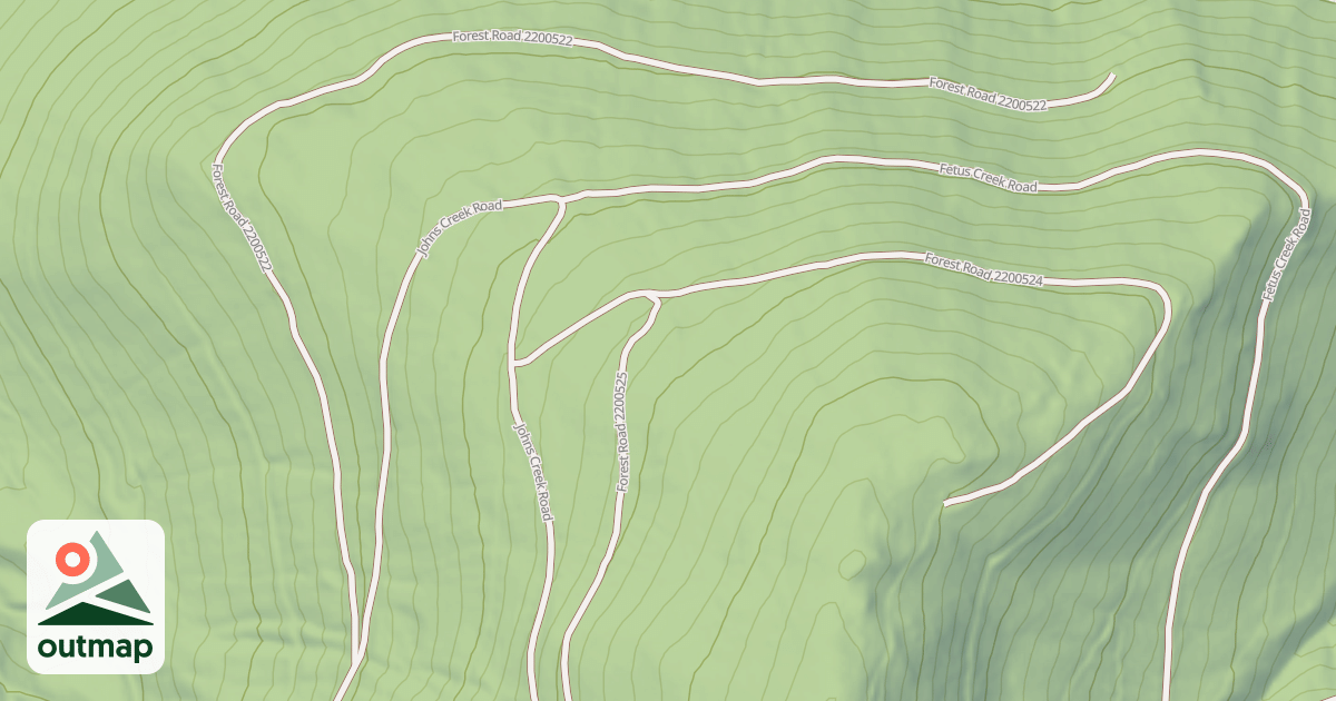 Map of USFS Motor Vehicle Use Map Roads {7A71B782-A4AD-4A0E-B9D9-6DB0E30C947F}