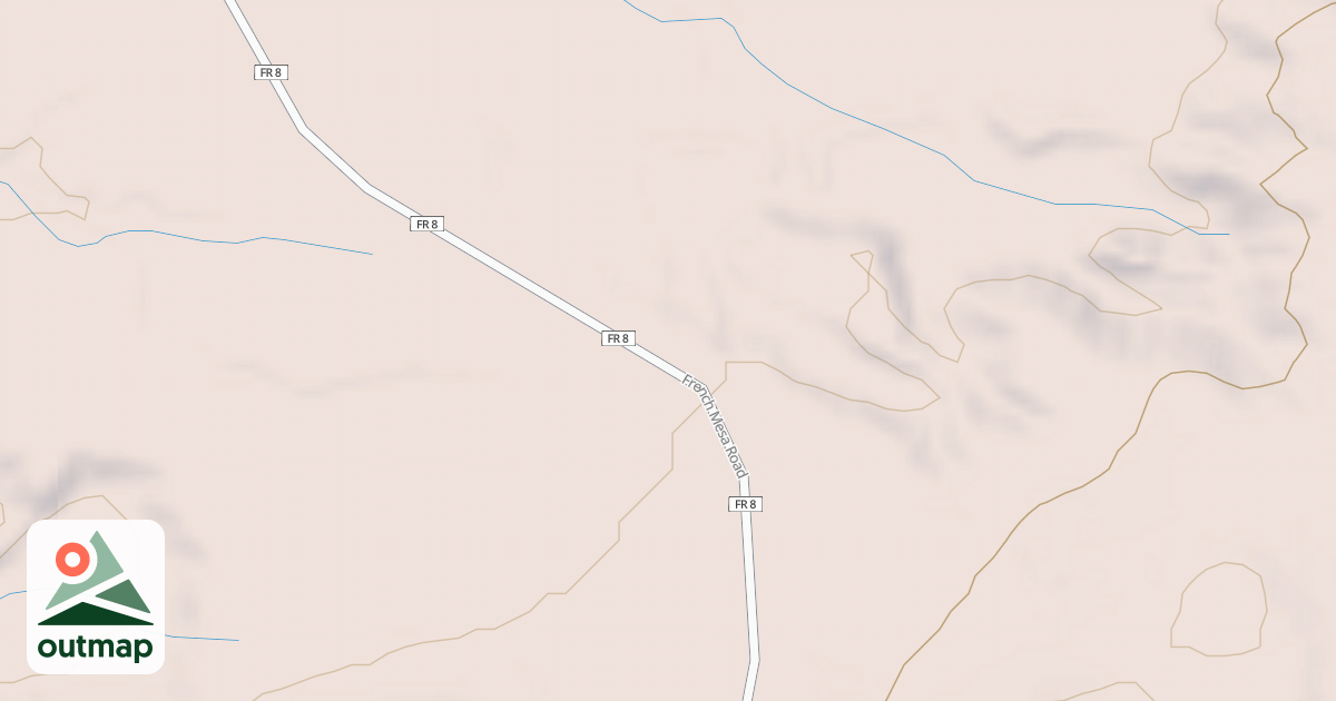 Map of FRENCH MESA