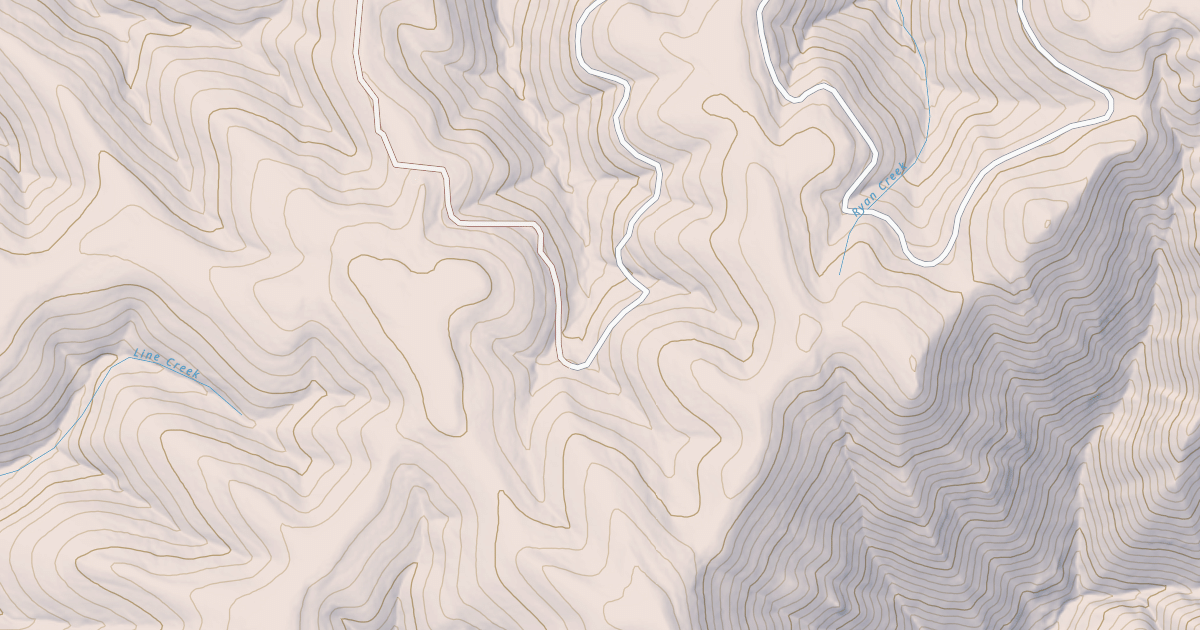 Map preview of HEAD RYAN CR.