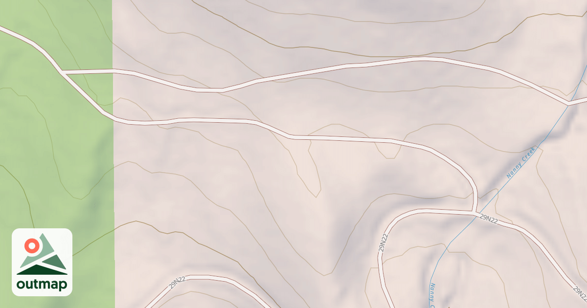 Map of MCGOWAN LAKE B