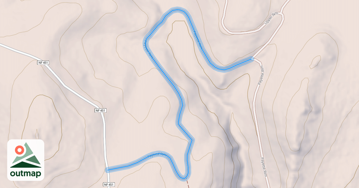 Map of Payette Rim