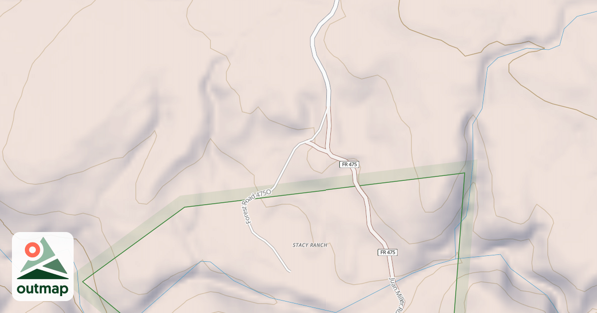 Map of USFS National Forest System Roads {C5329E84-D6DE-4DBB-98A6-41E2FD53CEED}