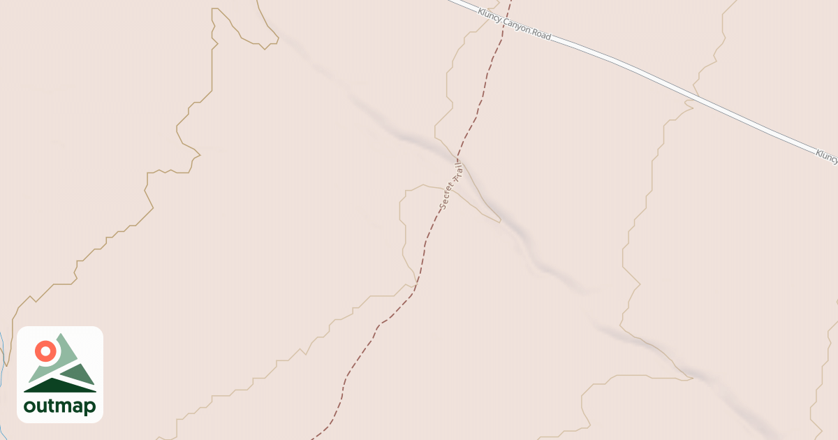 Map of Bloody Shins Trail