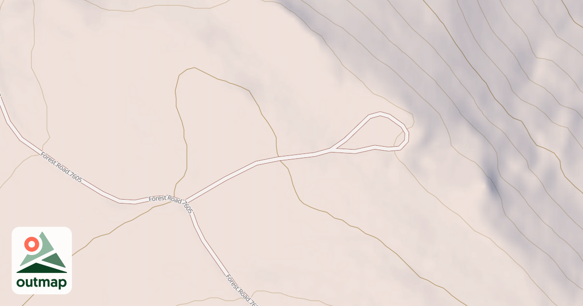 Map of BURLEY MTN SPRING