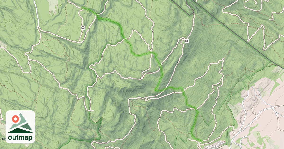 Map of Descente La Petite Grand