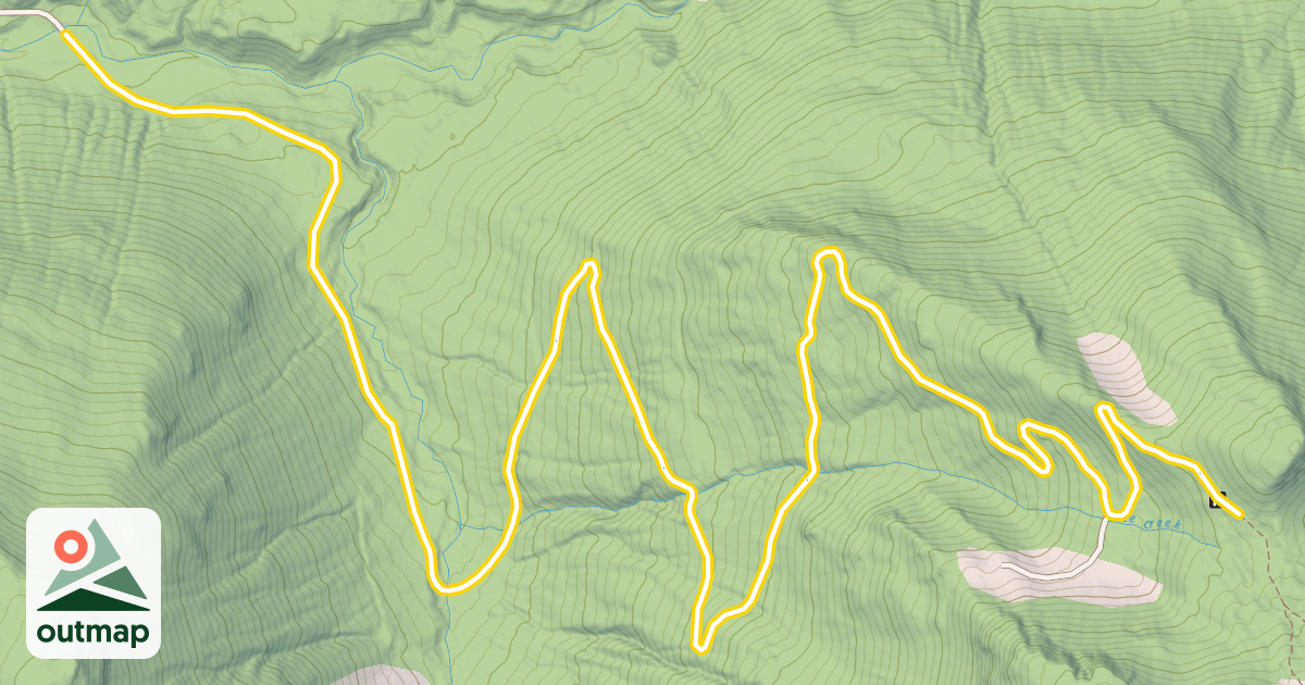 Map of Forest Road 3160