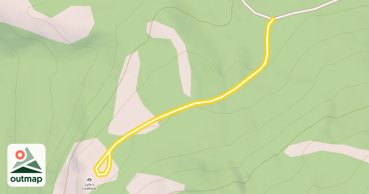 Map of Lyle's Lookout