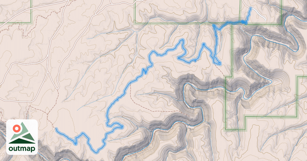 Map of AZT - Walnut Canyon