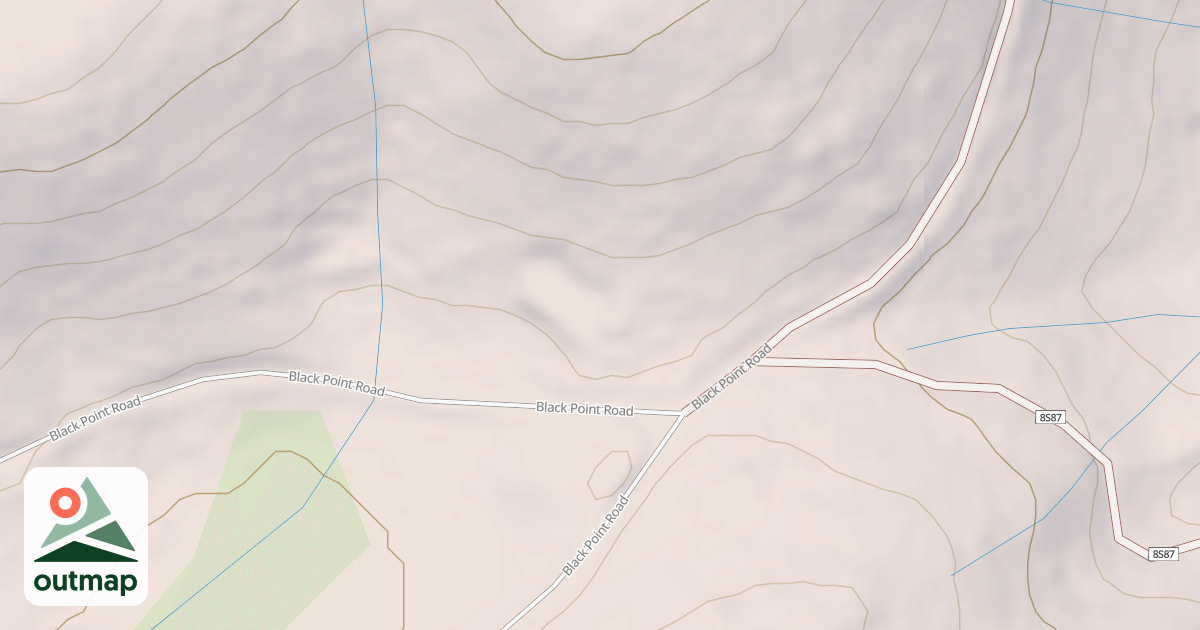 Map of BLACK POINT T1