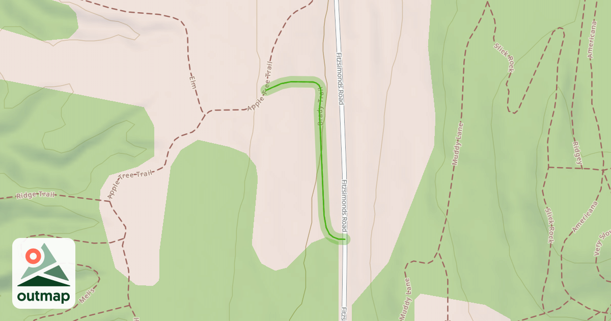 Map of Brady Trail