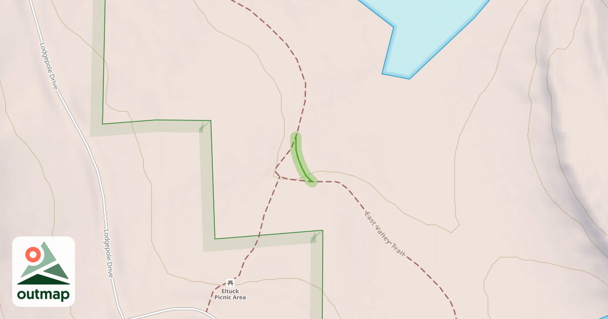Map of East Valley Trail